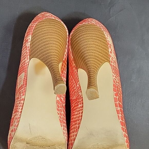 MADISON MALIA ROUND TOE SLIP-ON WOMEN"S HIGH HEEL  TWO TONE WOMEN"S SHOE - Picture 14 of 14